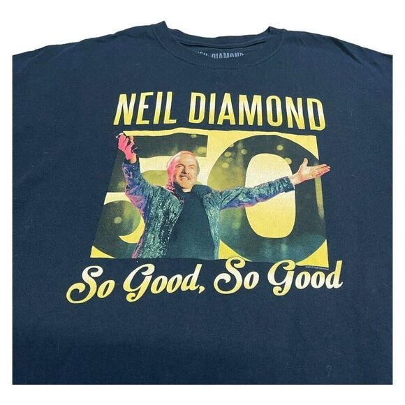 Neil Diamond 50 Year Anniversary World Tour Men T-Shirt 2X So Good So Good XXL - Picture 1 of 6
